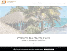 Tablet Screenshot of extremehotels.com